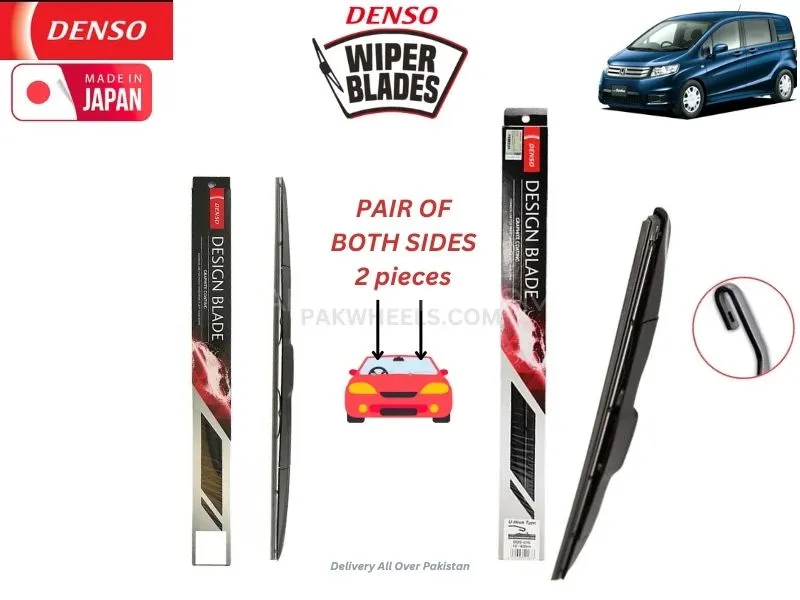 Honda Freed Spike 2016-2024 Denso Wiper Blade Set - Made in Japan Image-1