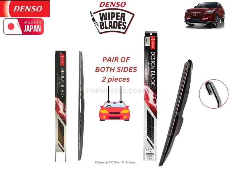 Honda HRV 2022-2024 Denso Wiper Blade Set - Made in Japan Image-1
