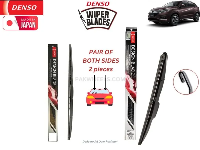 Honda Vezel 2013-2020 Denso Wiper Blade Set - Made in Japan Image-1