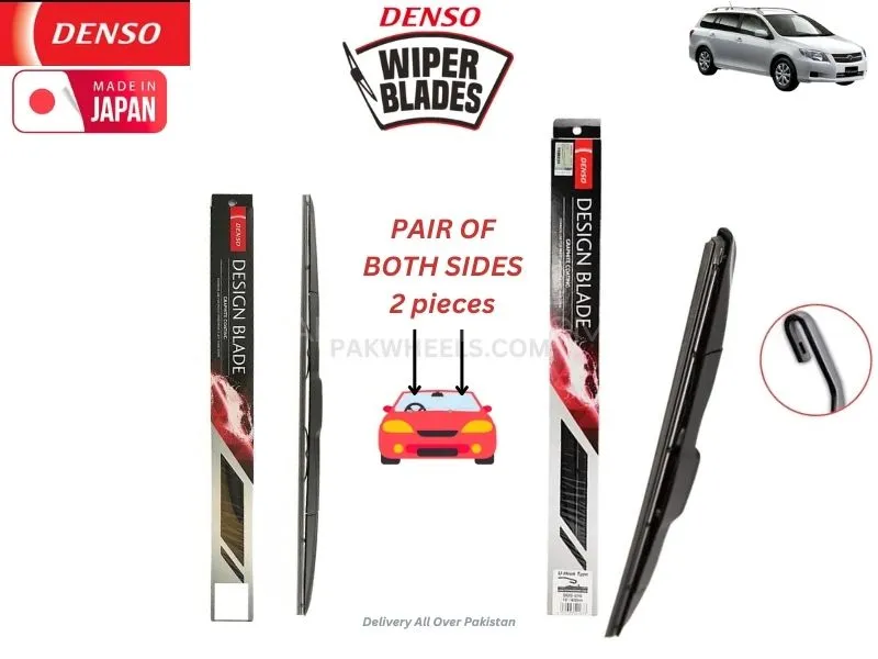 Toyota Fielder 2006-2012 Denso Wiper Blade Set - Made in Japan