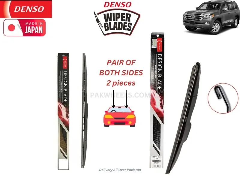 Toyota Land Cruiser 2007-2015 Denso Wiper Blade Set - Made in Japan Image-1