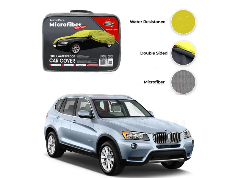 BMW X3 Microfiber Car Top Cover - Model 2005-2013 Image-1