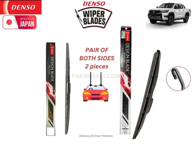 Toyota Revo 2016-2024 Denso Wiper Blade Set - Made in Japan Image-1