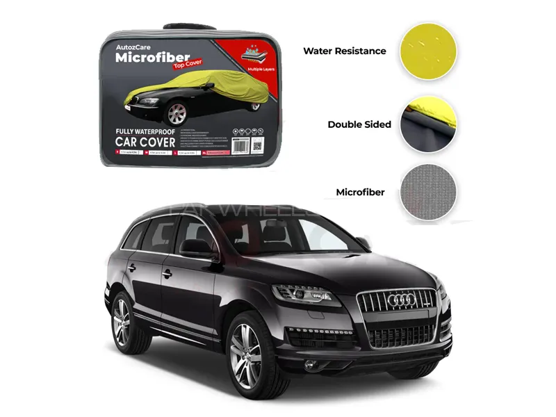Audi Q7 Microfiber Car Top Cover - Model 2005-2015 Image-1