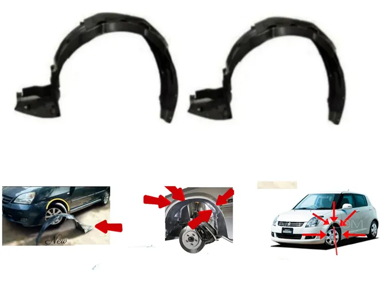 Suzuki Swift 2008-2021 Fender Shield | Both Side Fender Shield | 2 Pcs Image-1