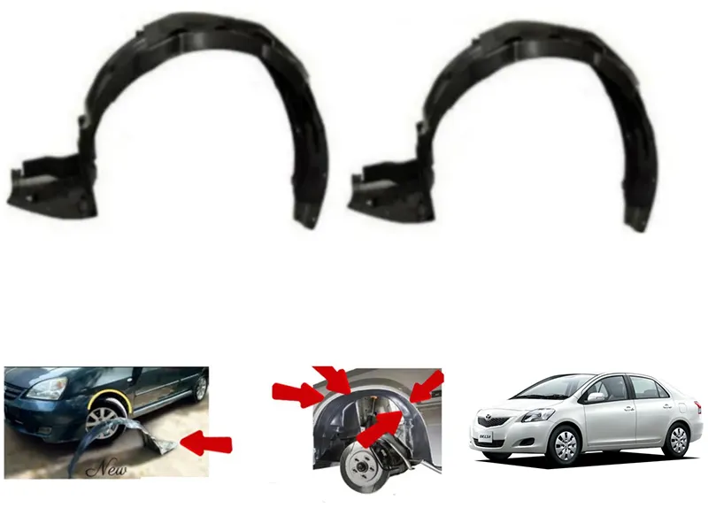 Toyota  Belta 2005-2012 Fender Shield | 2 Pcs
