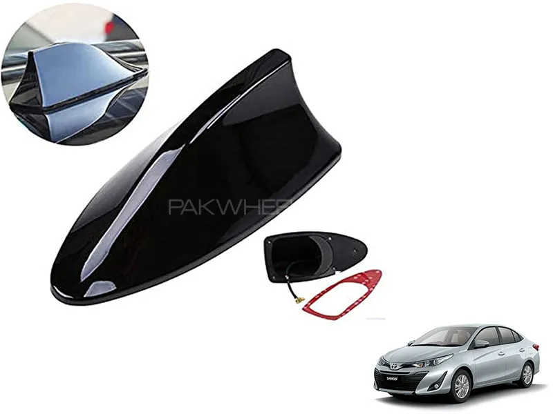 Toyota Yaris 2020-2024 Shark Finn Antenna | 1 Pcs | Black  Image-1