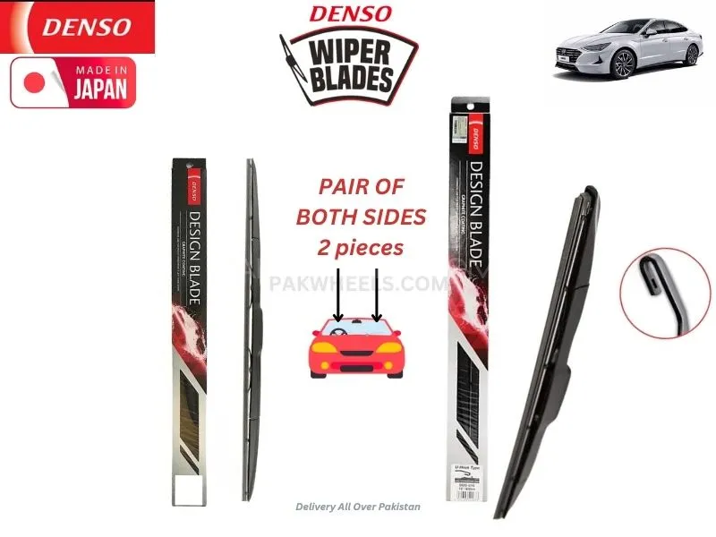 Hyundai Sonata 2021-2024 Denso Wiper Blade Set - Made in Japan