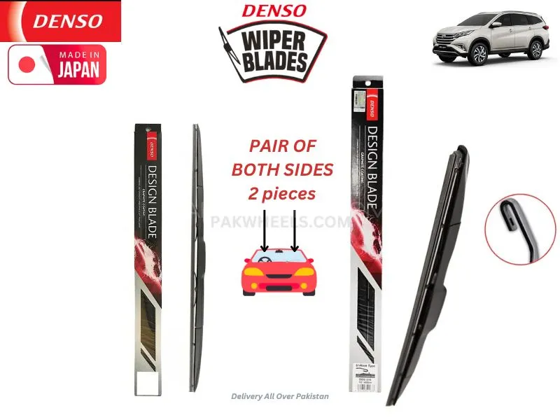 Toyota Rush 2018-2024 Denso Wiper Blade Set - Made in Japan Image-1