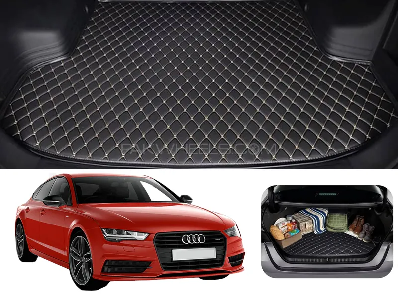 Audi A7 7D Custom Car Trunk Mat - Model 2010-2018 Image-1