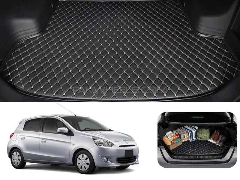 Mitsubishi Mirage 7D Custom Car Trunk Mat - Model 2012-2018