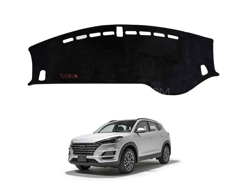 Hyundai Tucson 2020-24 Heavy Velvet Dashboard Mat Image-1