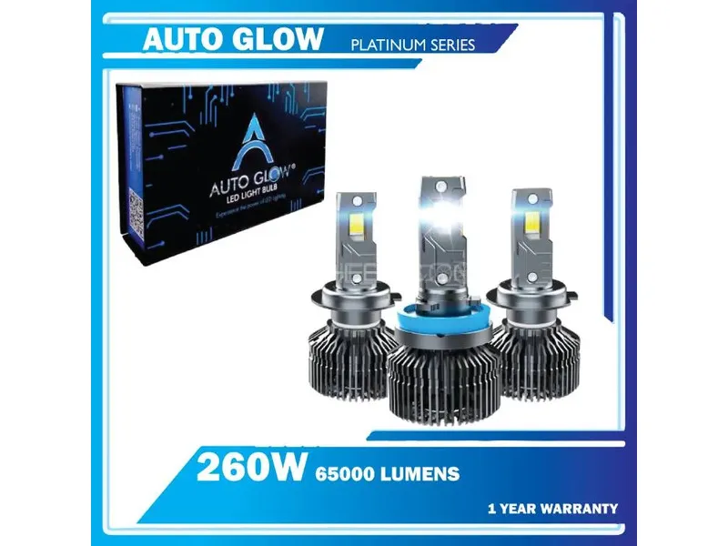 HB3/Hb4(9005/9006) - Auto Glow Platinum Series LED Lights - 260Watts 65000 Lumens One Year Warranty  Image-1