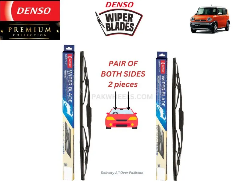 Suzuki Hustler 2014-2020 Denso Wiper Blade - 2 Pcs Set - Denso Premium  Image-1