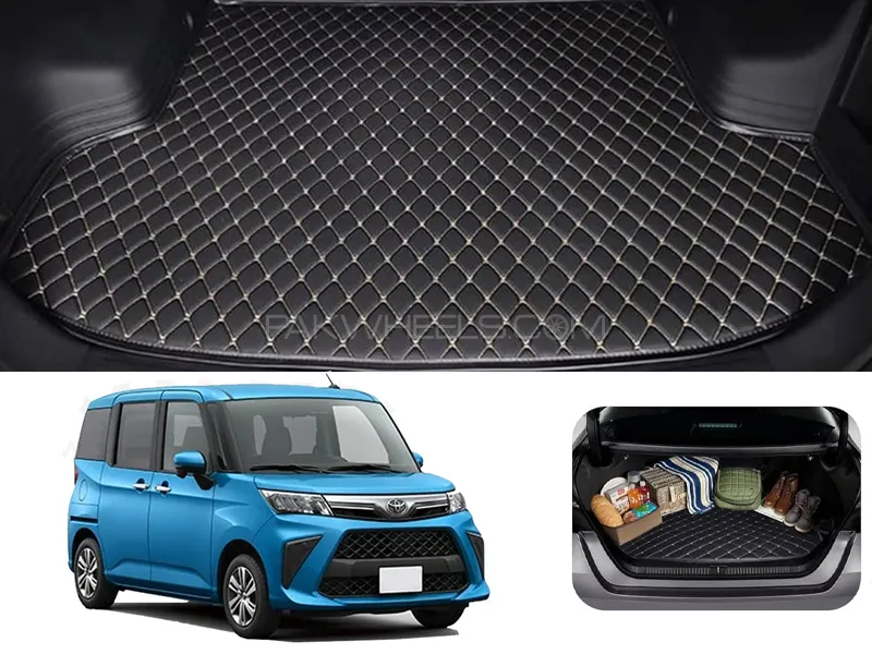 Toyota Roomy 7D Custom Car Trunk Mat - Model | 2016-2025 Image-1