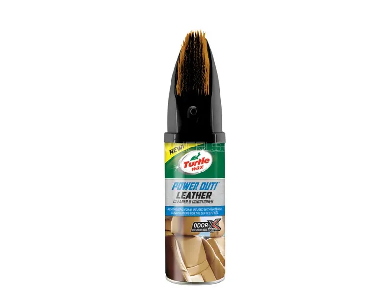 Turtle Wax Power Out Leather Cleaner & Conditioner 400ml Image-1