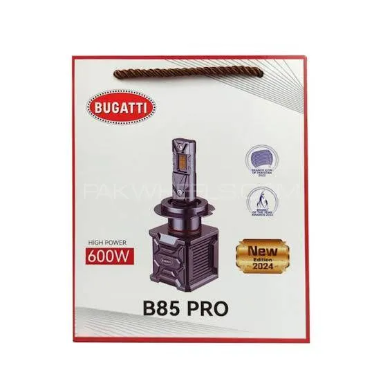 BUGATTI-B85 Pro Car LED Headlight Bulb | 600 WATTS | 6000K|H11 Image-1