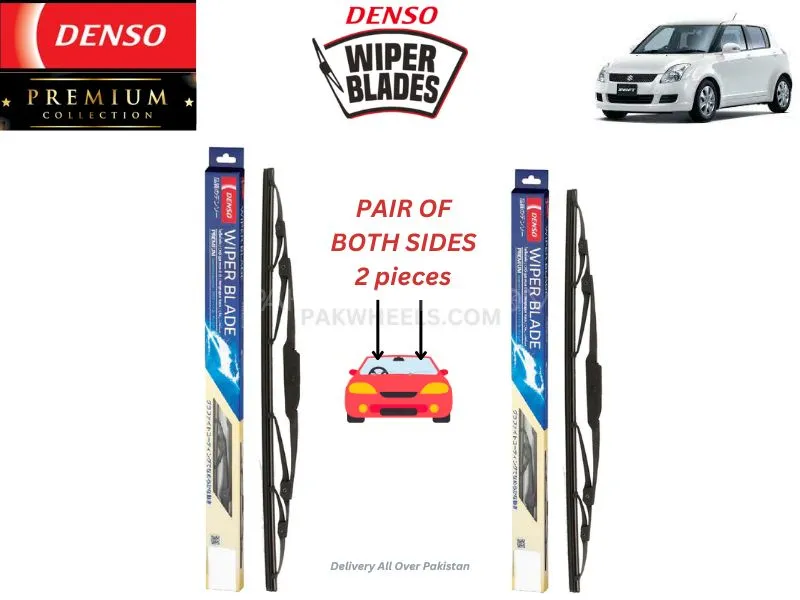 Suzuki Swift 2007-2021 Denso Wiper Blade - 2 Pcs Set - Denso Premium Image-1