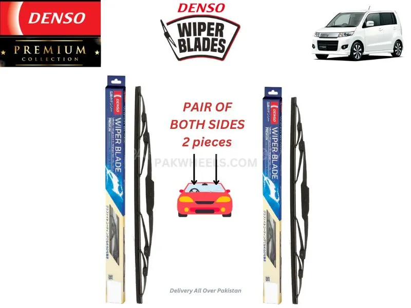 Suzuki Wagon R Stingray 2012-2017 Denso Wiper Blade - 2 Pcs Set - Denso Premium  Image-1