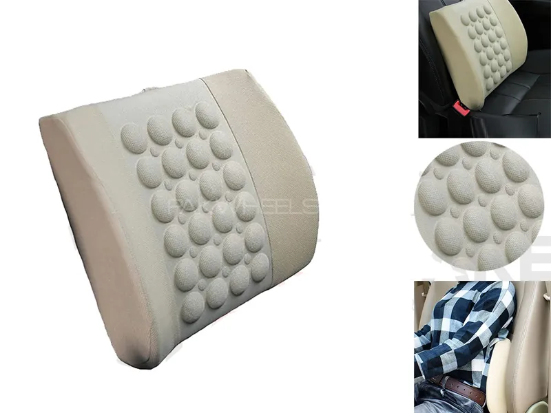 Universal Lumbar Support Cushion | Backrest Car Pillow | Back Posture Support Image-1