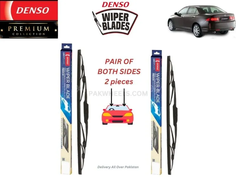 Honda Accord CL7 Denso Wiper Blade - 2 Pcs Set - Denso Premium Image-1