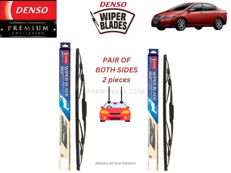 Honda City 2009-2021 Denso Wiper Blade - 2 Pcs Set - Denso Premium Image-1
