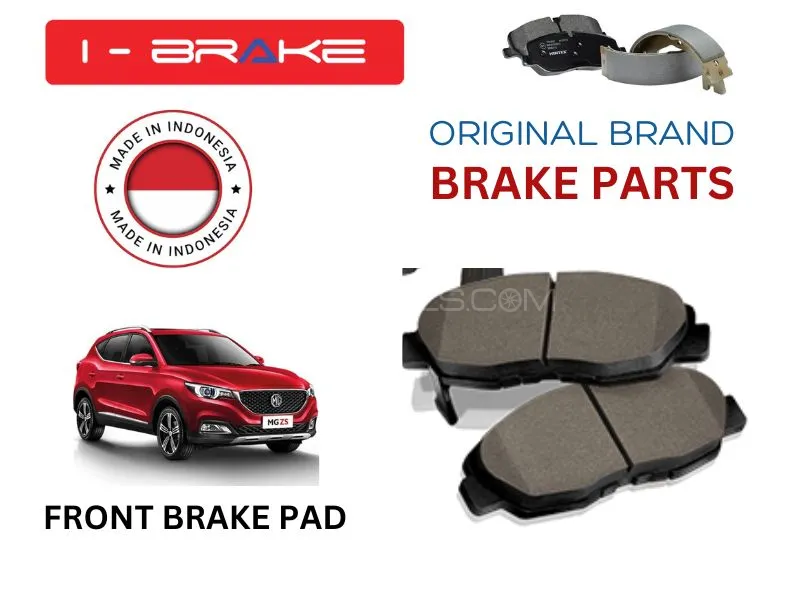 MG ZS 2021-2022 I-BRAKE Front Brake Pad - Made in Indonesia Image-1