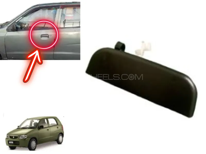 Suzuki Alto 2000-2012 Door Outer Handles | 1 Pcs | RH Image-1