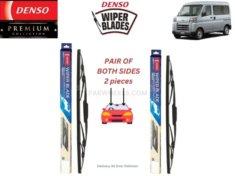 Daihatsu Hijet Van 2004-2024 Denso Wiper Blade - 2 Pcs Set - Denso Premium Image-1