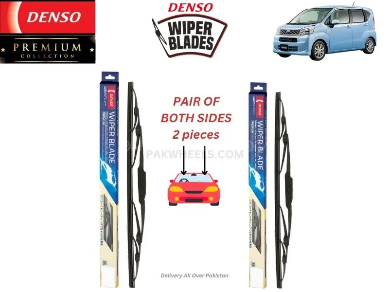 Daihatsu Move 2014-2024 Denso Wiper Blade - 2 Pcs Set - Denso Premium Image-1