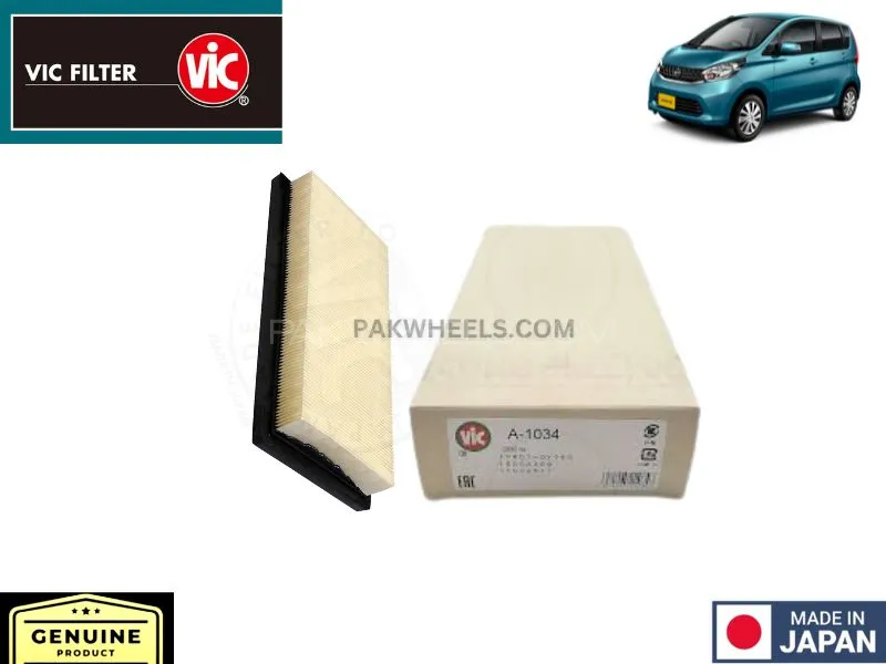Mitsubishi EK Wagon 2011-2019 Vic A-1034 Air Filter - Made in Japan