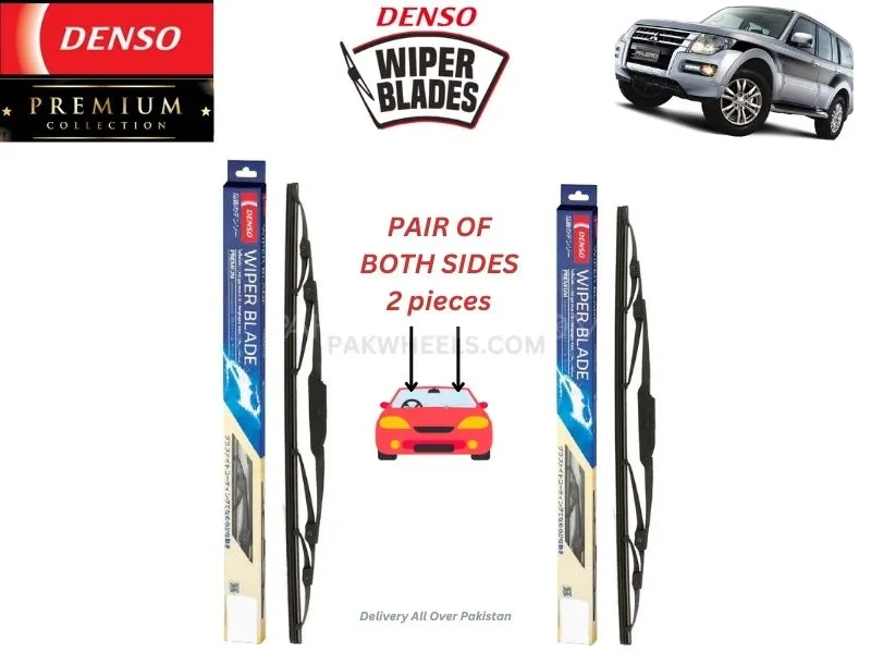 Mitsubishi Pajero 2006-2021 Denso Wiper Blade - 2 Pcs Set - Denso Premium Image-1