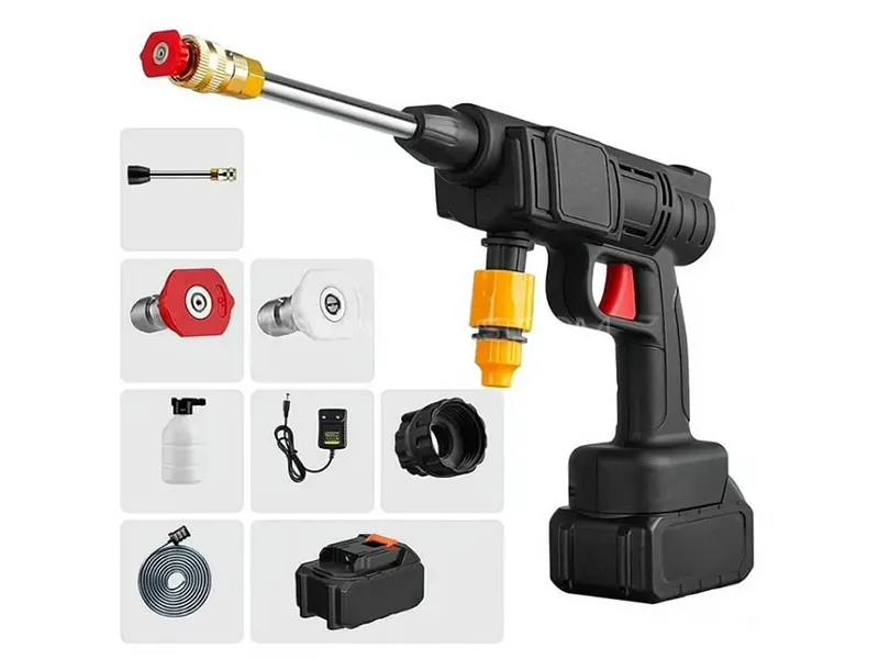 Wireless Pressure Washer | 48v Battery | Solar & Car Washing Image-1