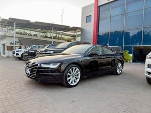 Audi A7 Sportback 50 Quattro
Executive Edition
Model 2015
Registered 2015
Black
Beige Interior
35,000 KM
Power Spoiler
Sunroof
Bose Sound System
Leather/Electric/Memory Seats 
Power Boot
Matrix LED Lights 

calling and visiting hours

Monday to Saturday

11:00 AM to 7:00 PM