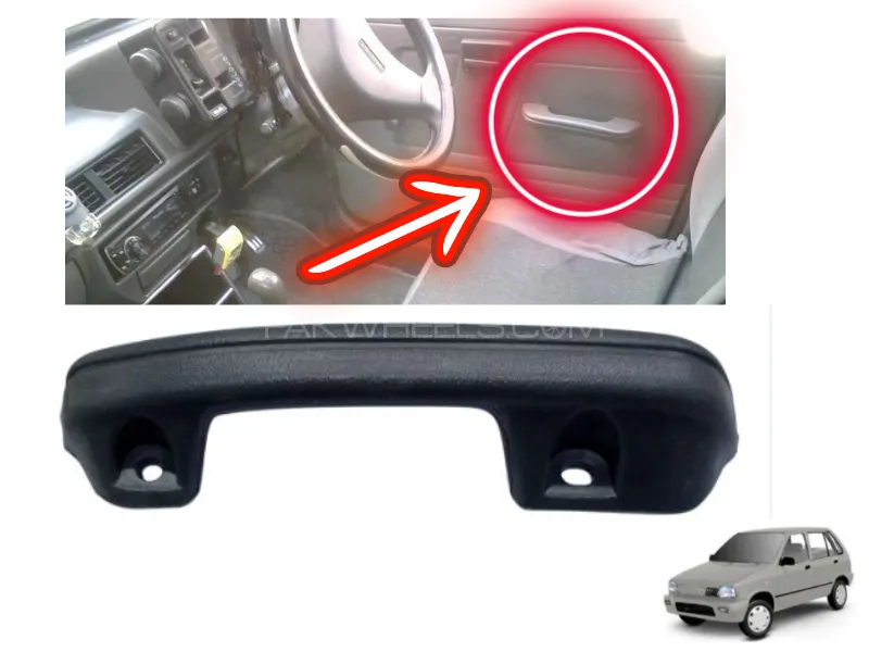 Suzuki Mehran Front Door Inner Grab Handles | 1 Piece Left | Image-1