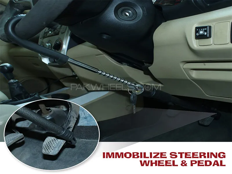 Anti-Theft Security | Car Steering Wheel Lock | To Pedal Lock Anti-Theft Security | Car Steering Wheel Lock | To Pedal Lock Image-2