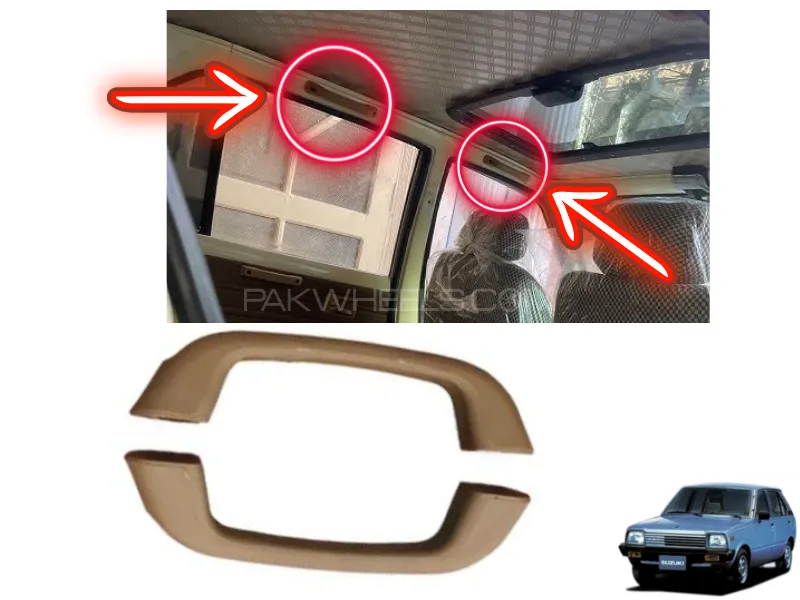 FX Inner Roof Plastic Handle | 2 Pieces | Image-1