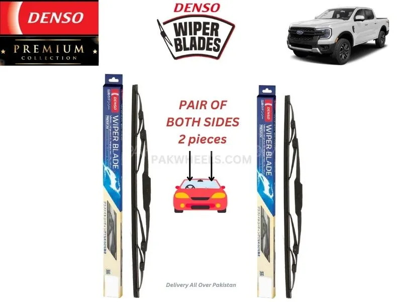 Ford Ranger 2019-2024 Denso Wiper Blade - 2 Pcs Set - Denso Premium Image-1