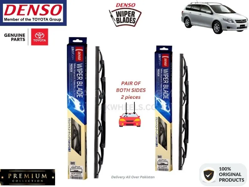 Toyota Fielder 2006-2012 Denso Wiper Blade - 2 Pcs Set - Denso Premium