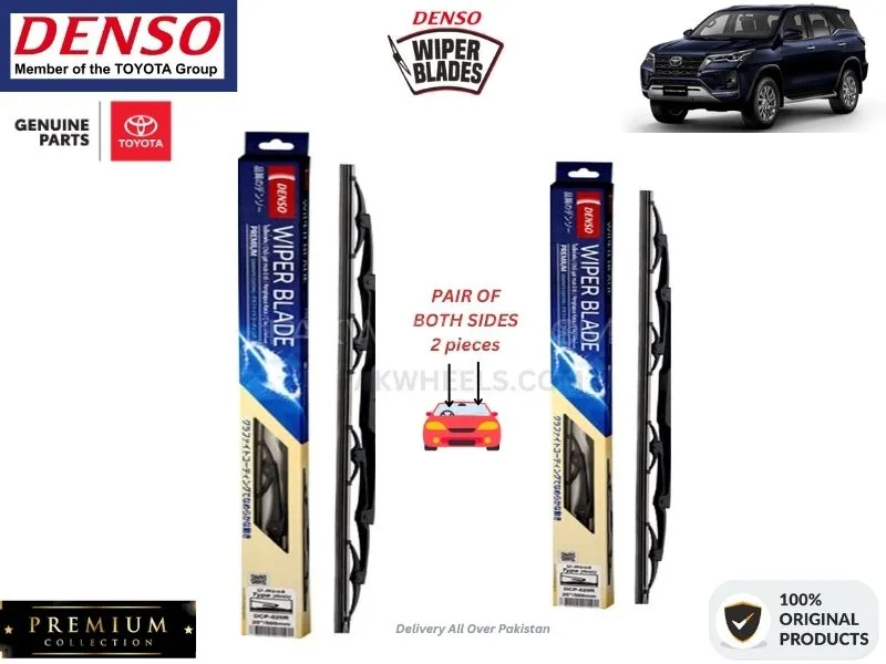 Toyota Fortuner 2016-2024 Denso Wiper Blade - 2 Pcs Set - Denso Premium Image-1