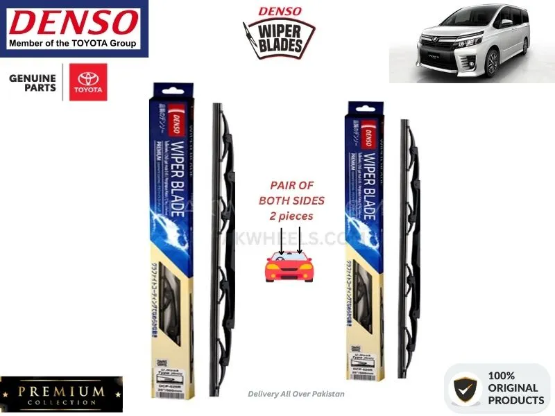 Toyota Voxy 2014-2024 Denso Wiper Blade - 2 Pcs Set - Denso Premium Image-1