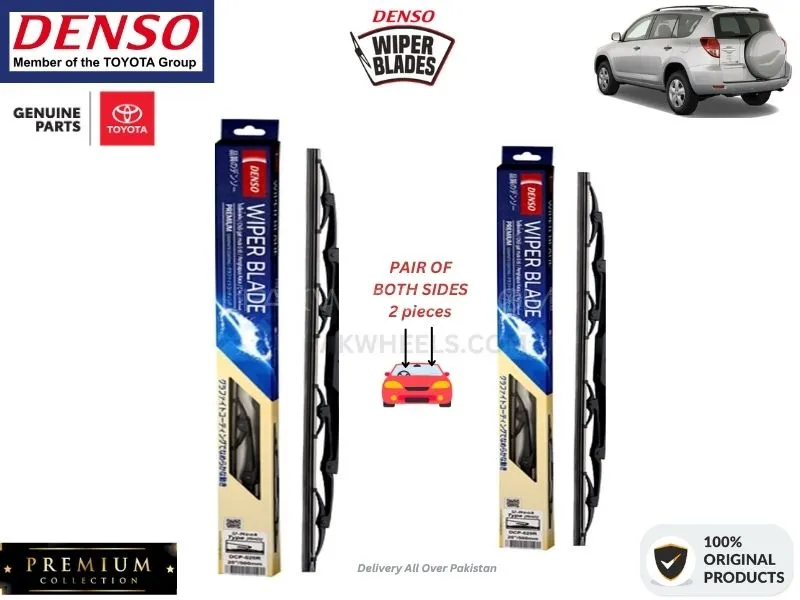 Toyota Rav4 2013-2018 Denso Wiper Blade - 2 Pcs Set - Denso Premium