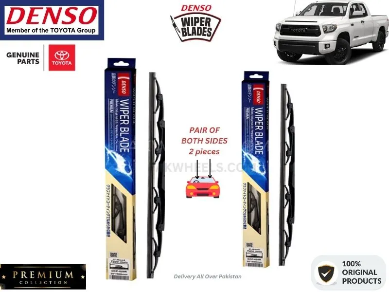 Toyota Tundra 2007-2013 Denso Wiper Blade - 2 Pcs Set - Denso Premium Image-1
