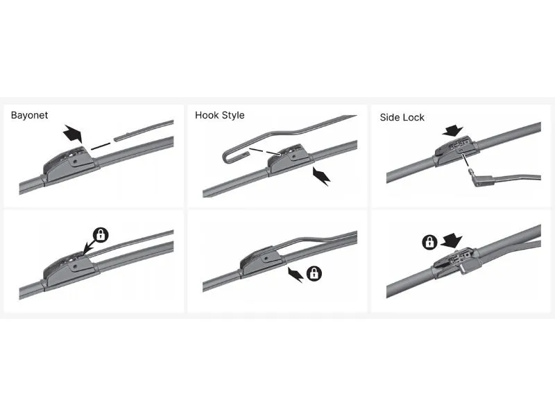 Suzuki Mehran 1988-2012 Silicone Soft Rubber Wiper Blades - 2 Pieces Set  Suzuki Mehran 1988-2012 Silicone Soft Rubber Wiper Blades - 2 Pieces Set  Image-4