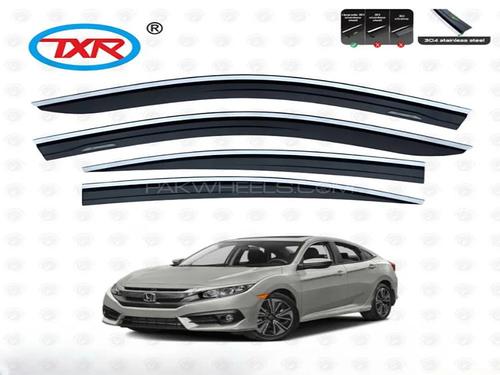 Honda Civic 2016-2022 TXR Air Press With Chrome With - Sun Visor Honda Civic 2016-2022 TXR Air Press With Chrome With - Sun Visor