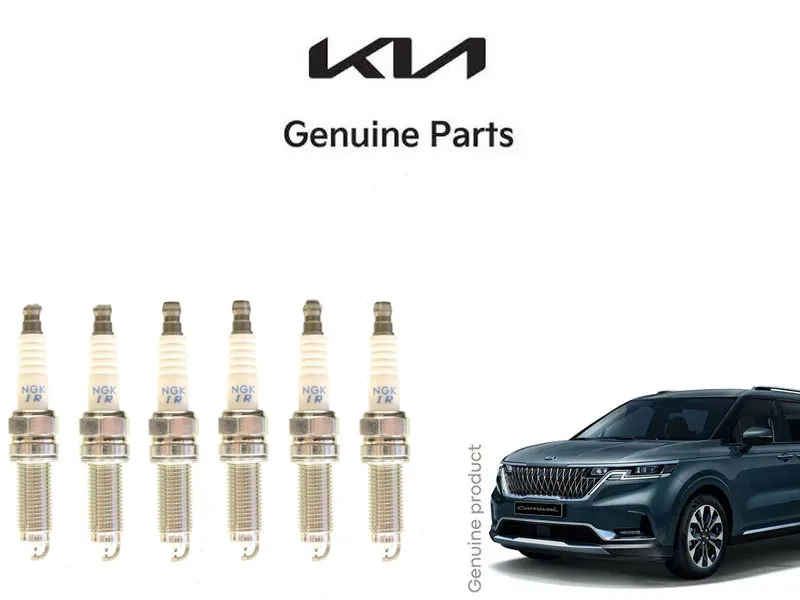 Genuine Spark Plugs Pack of 6 for KIA Grand Carnival 2020 to 2024 Image-1