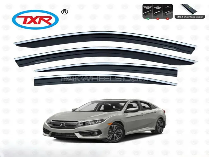 Honda Civic 2016-2022 TXR Air Press With Chrome With - Sun Visor Image-1