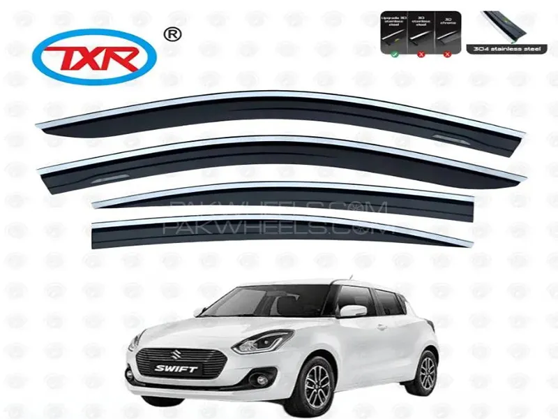 Suzuki Swift 2022-2024 TXR Air Press With Chrome - Sun Visor Image-1
