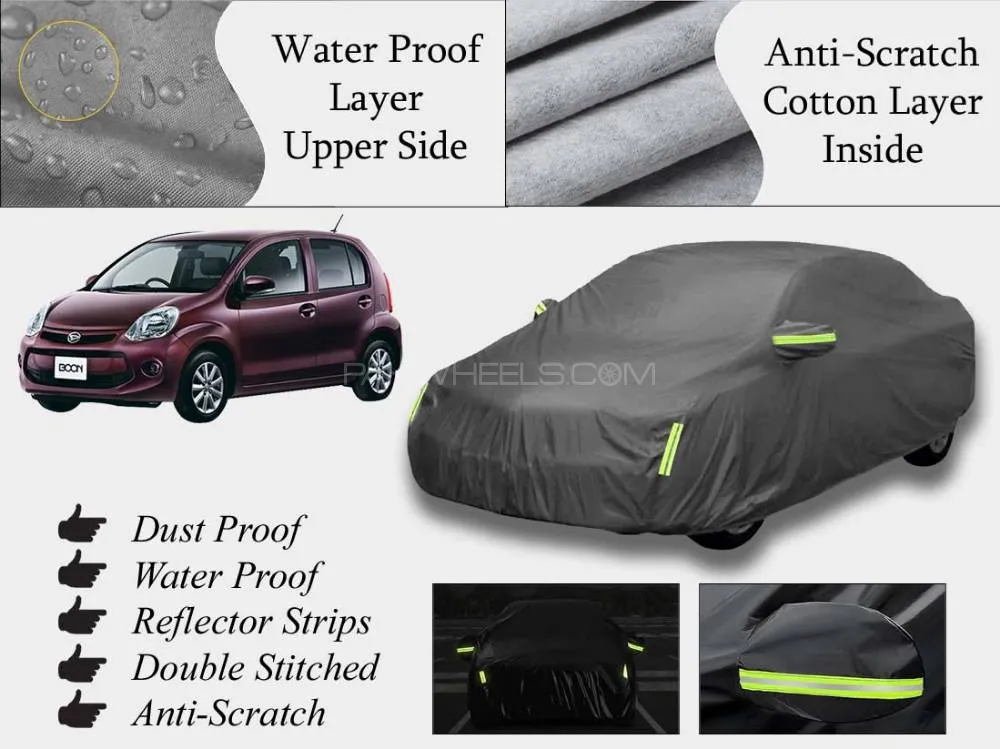 Daihatsu Boon 2016-2024 Top Cover | Grey | Anti-Scratch | Double Layer | Heat Proof | Water Proof Image-1