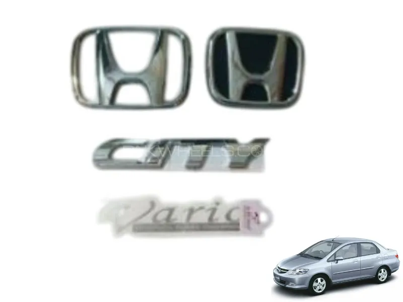 Honda City  2004-2008 Monograms Logo  Image-1